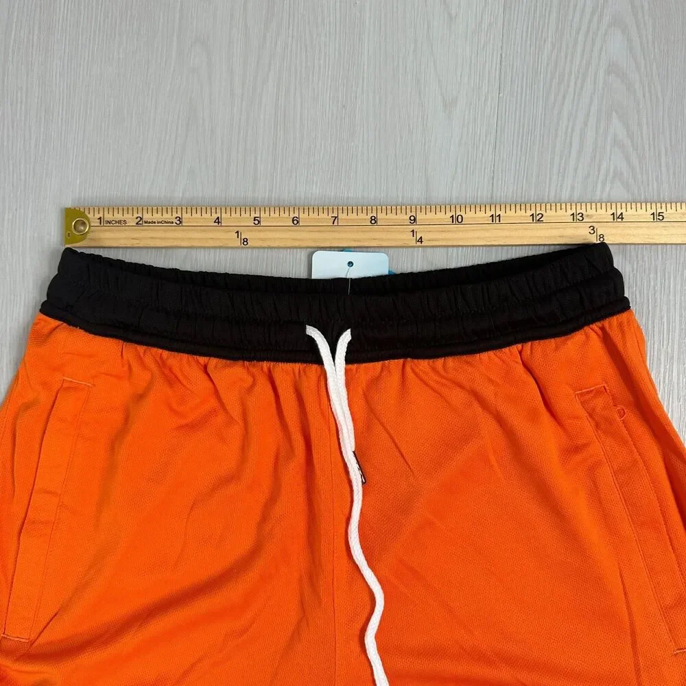 New Magcomsen Mens 32 Quick Dry Lightweight Zip Pockets Running Workout Shorts